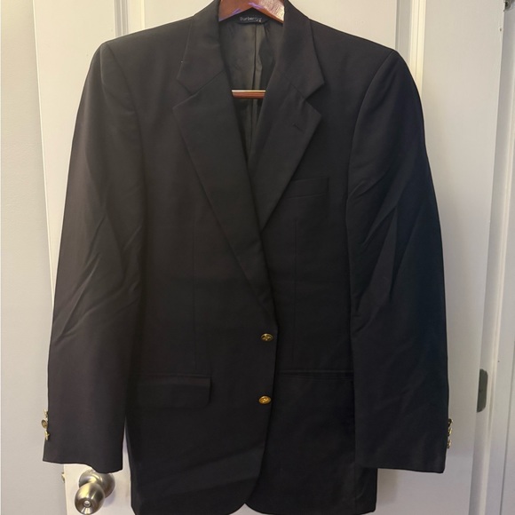 Vintage Dark Navy Burberry Blazer - Picture 1 of 7